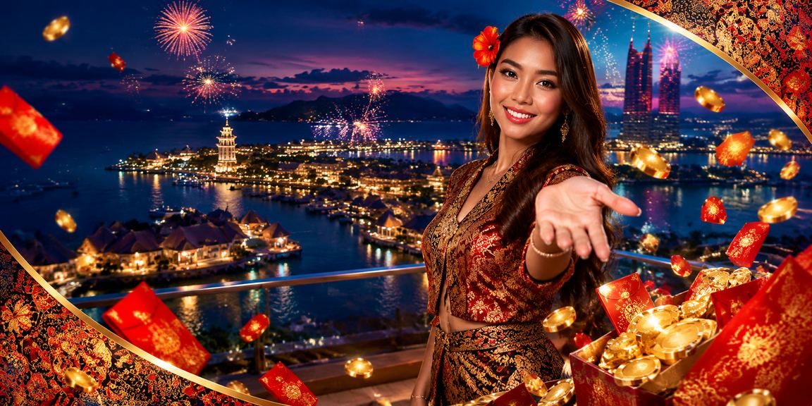 Bonus sampul merah dan corak batik untuk promosi slot di Terengganu